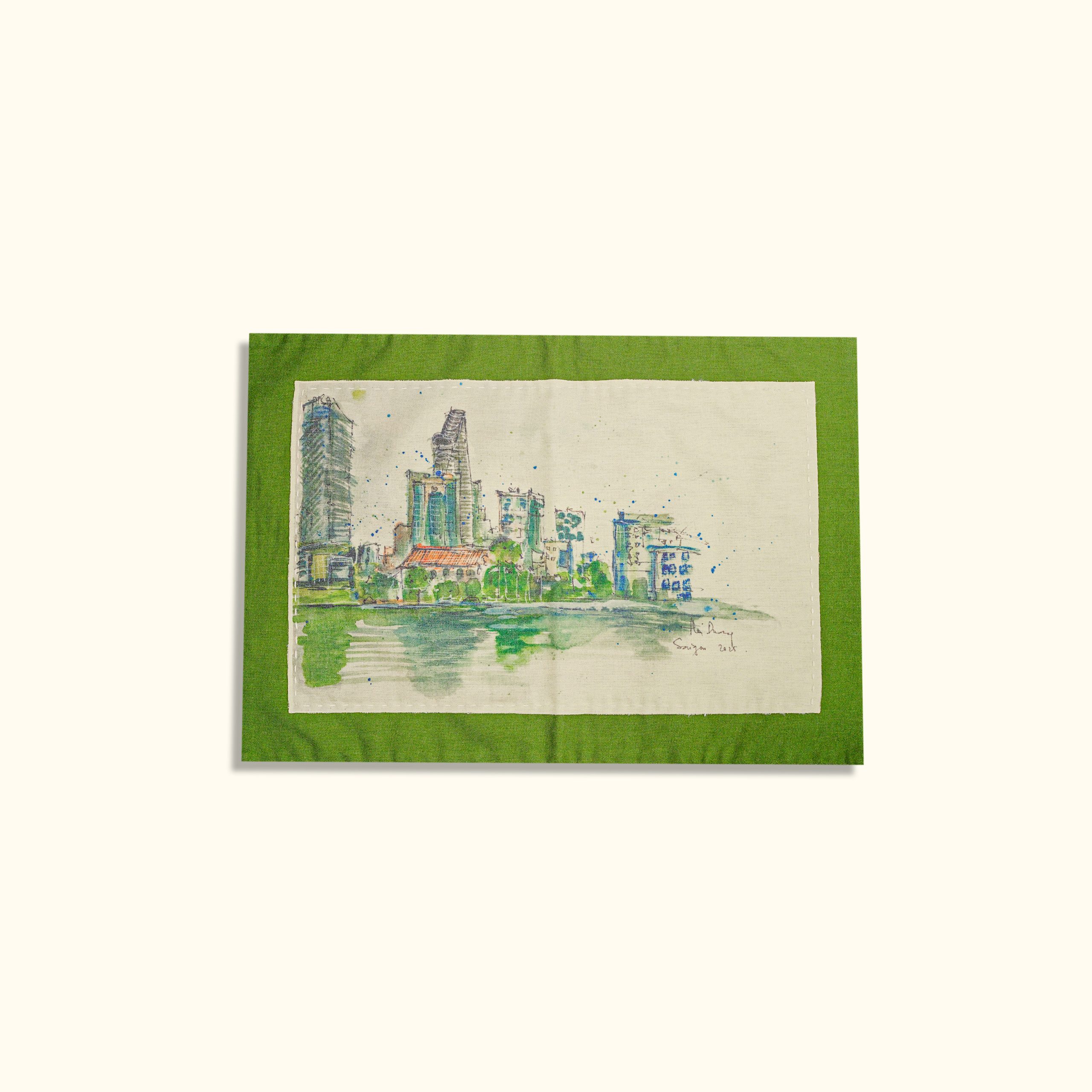la ville placemat - Saigon landscape