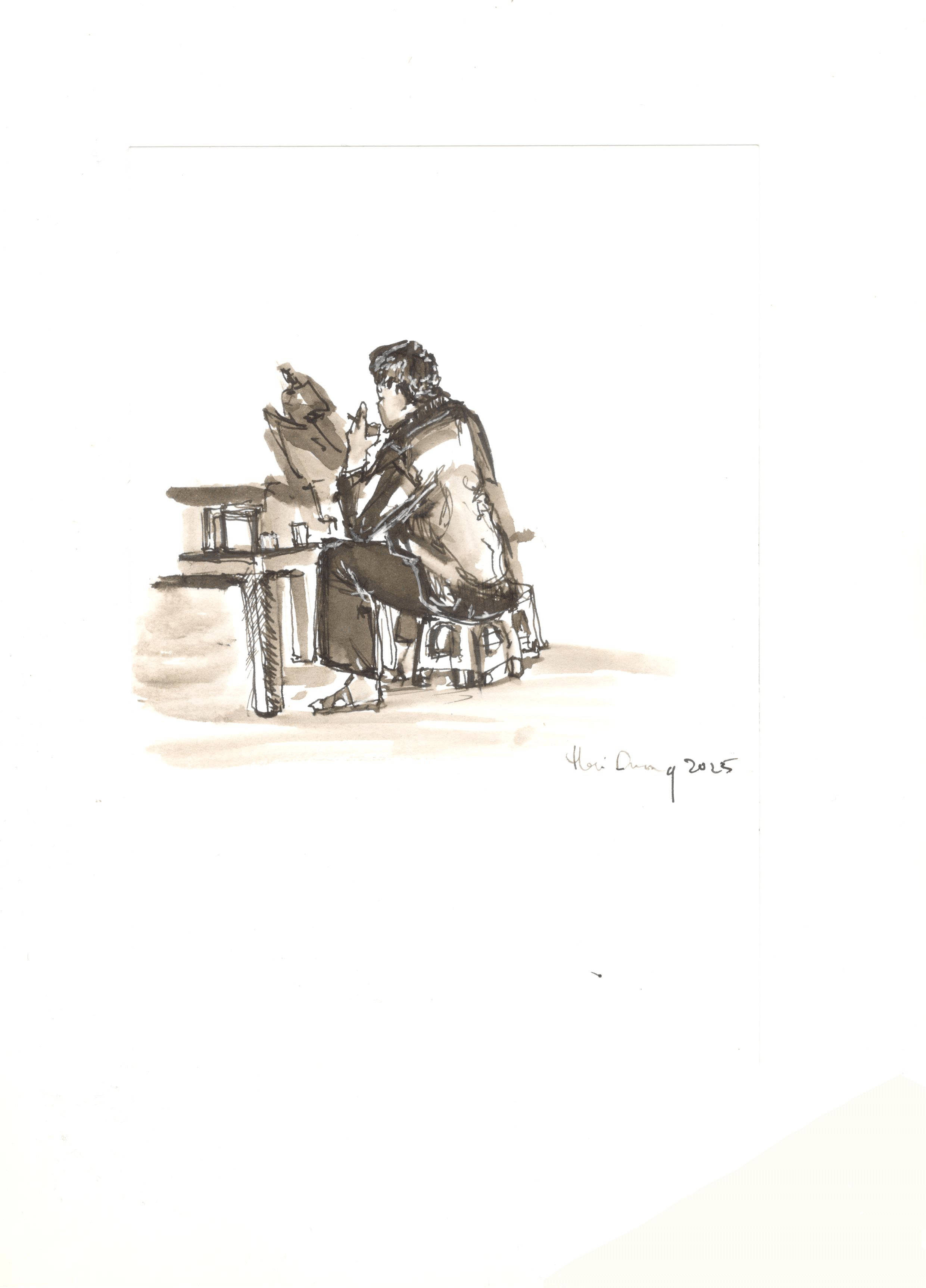 Smoking when seating