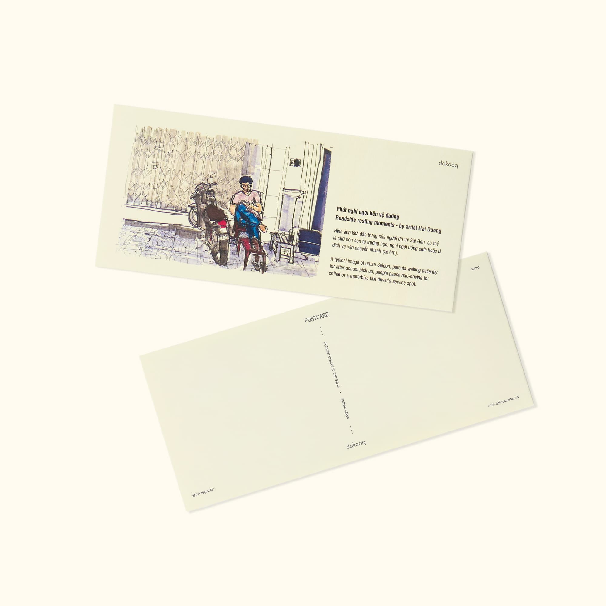 postcard - phút nghỉ ngơi bên vệ đường