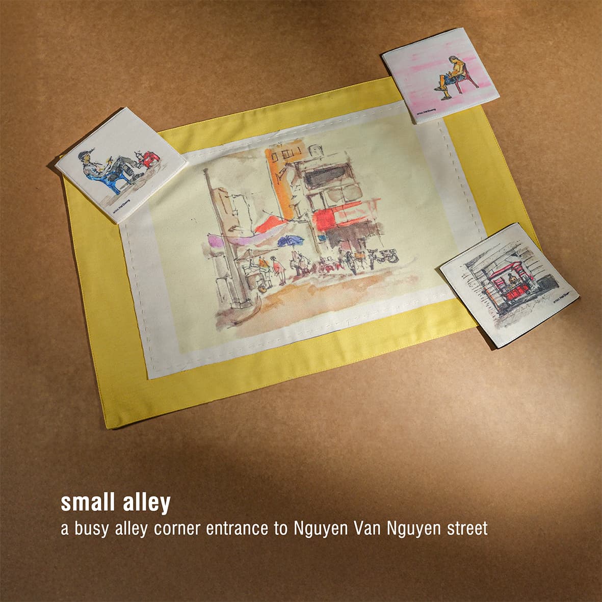 la ville placemat - small alley