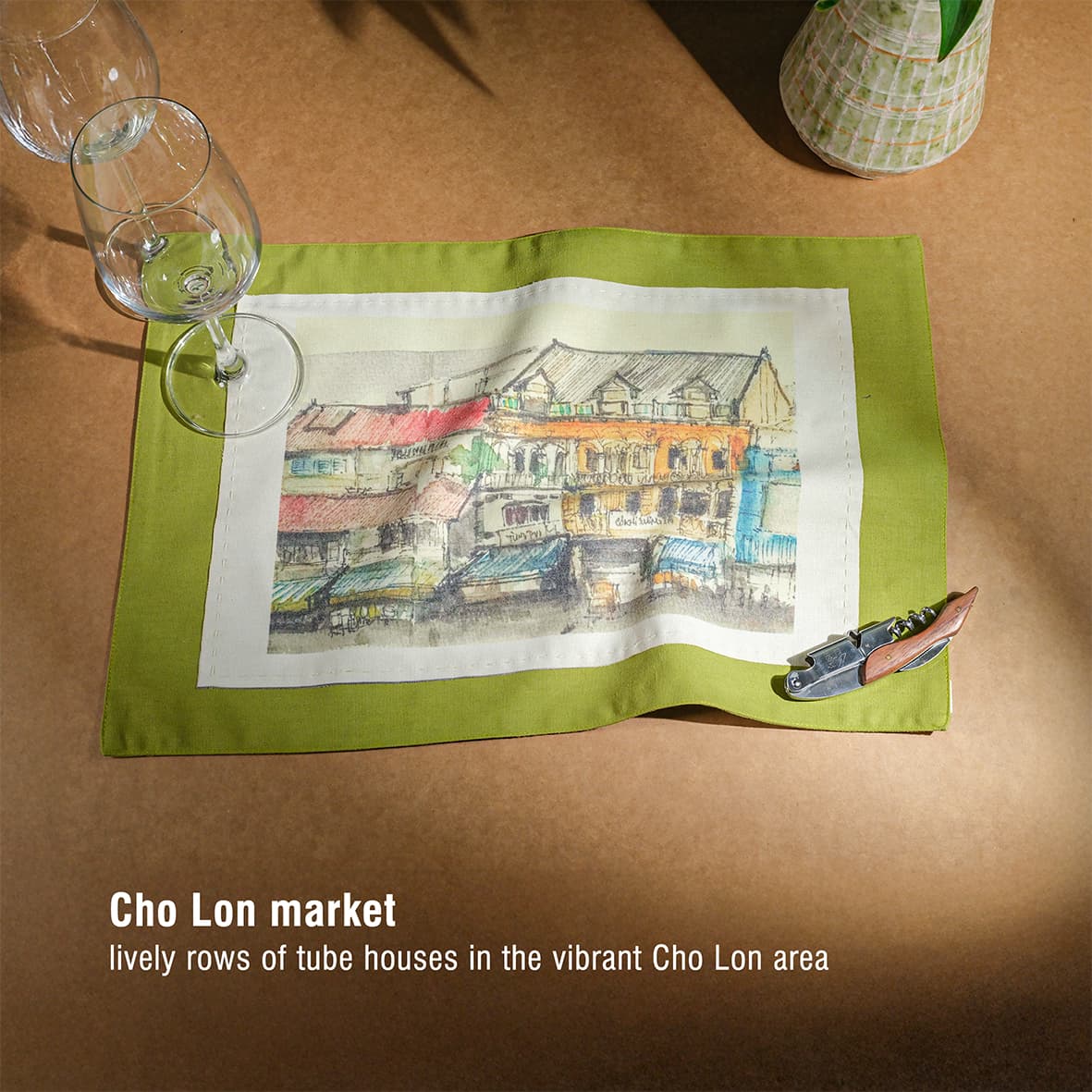 la ville placemat - Cho Lon market