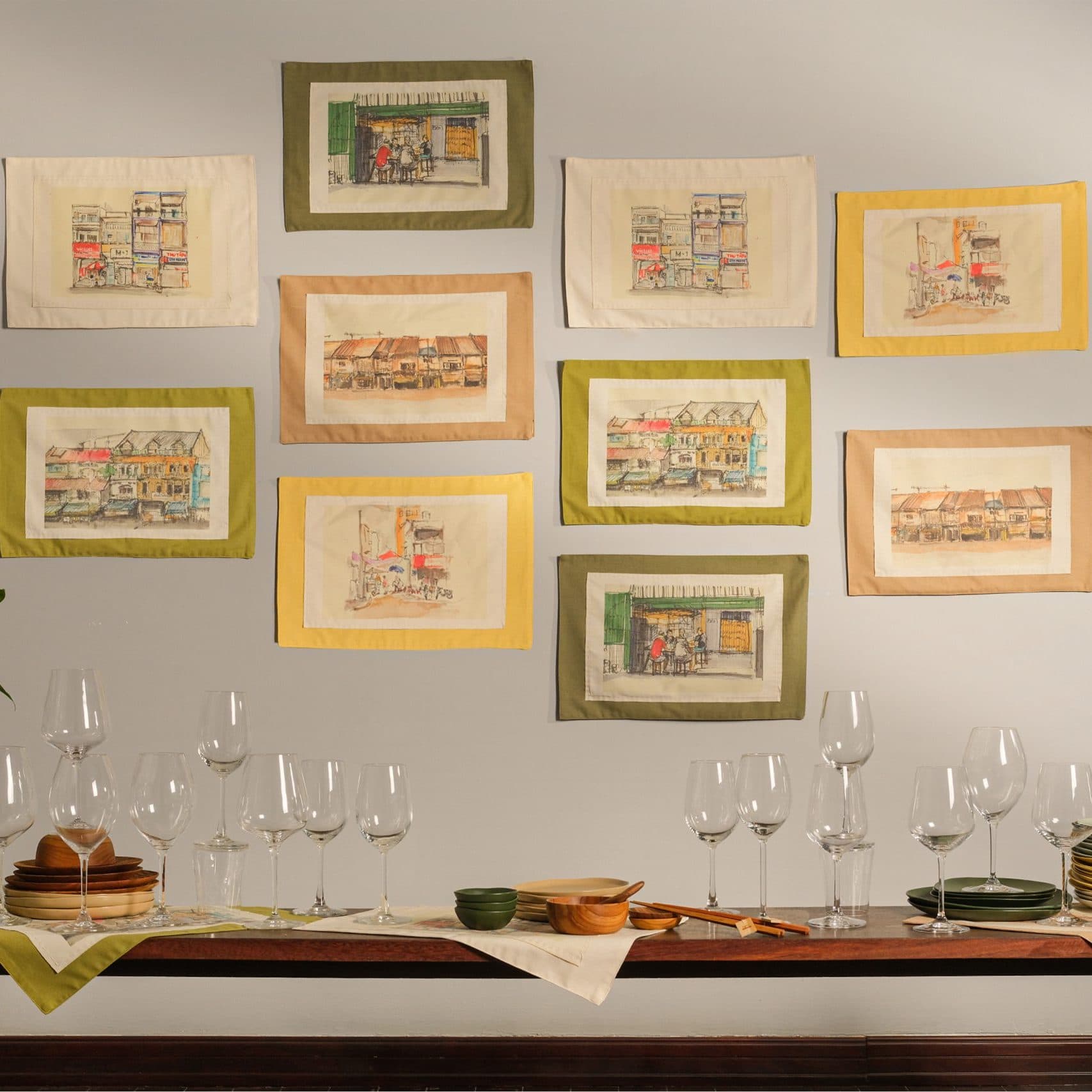la ville placemat – Tan Dinh street