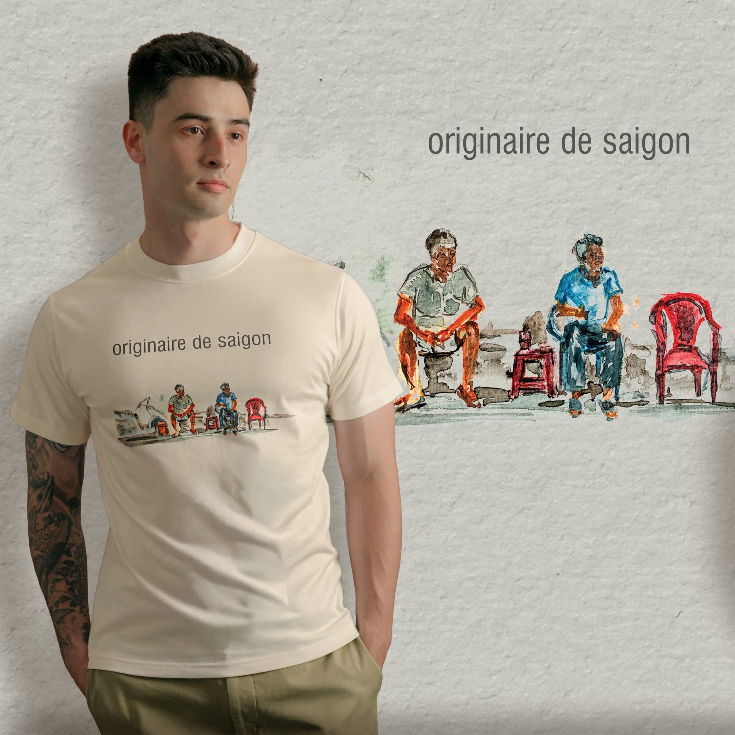 quotidien t-shirt S: coffee time