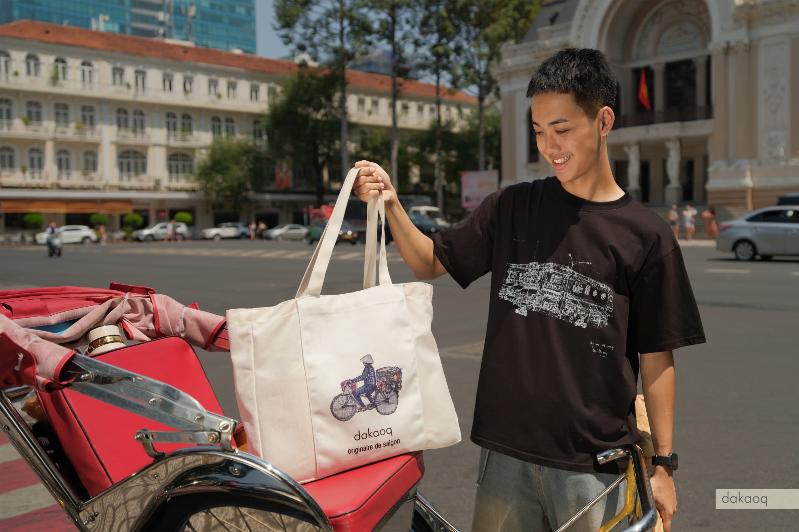 journée tote bag - bán hàng rong