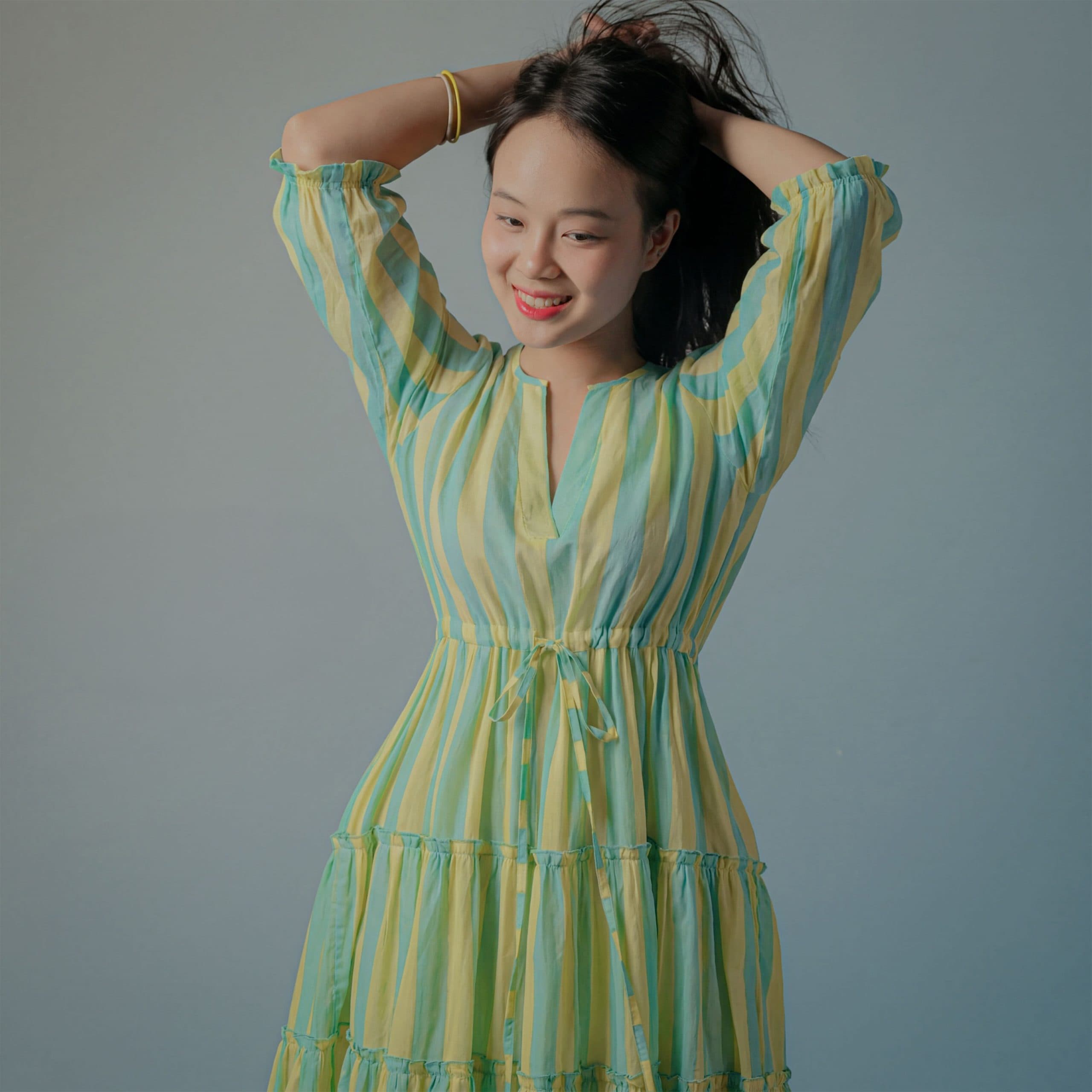 elphie dress - green