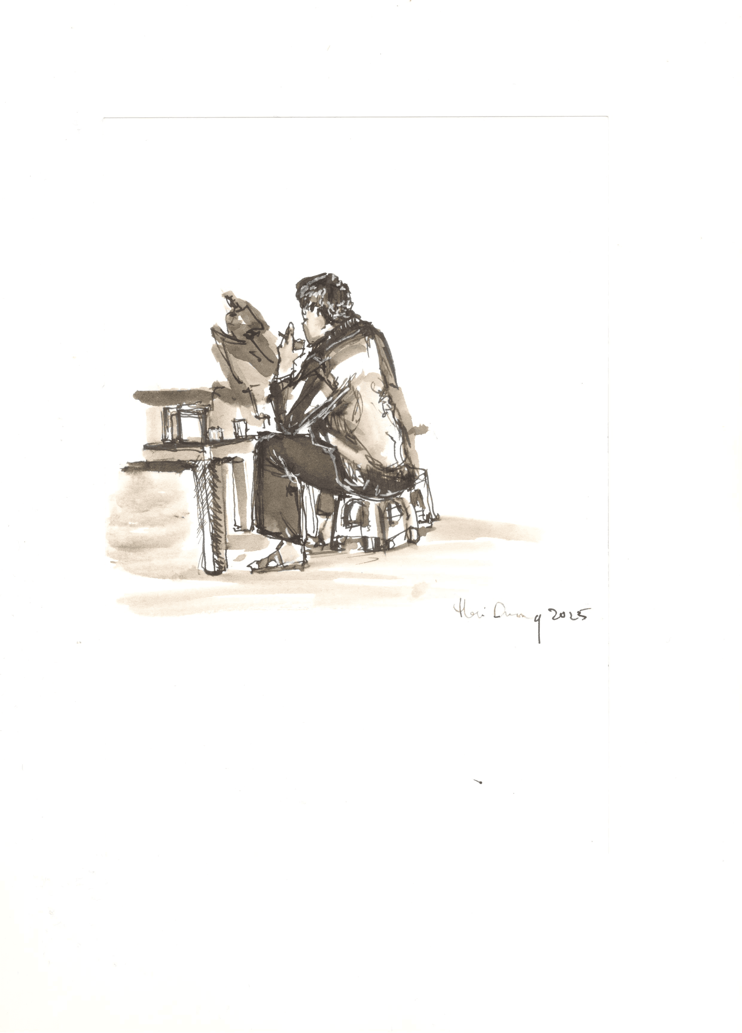 Smoking when seating